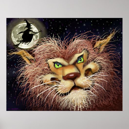 Werewolf en Full Moon Poster (Voorkant)