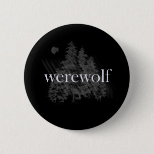 Werewolf Forest Ronde Button 5,7 Cm