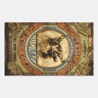 Werewolf Fur Rechthoekige Sticker