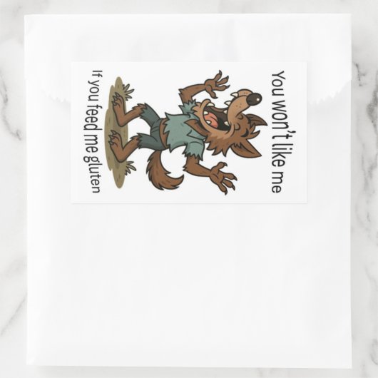 Werewolf gluten sticker (Sac)