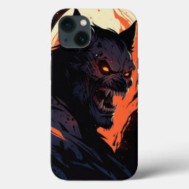 Werewolf Halloween iPhone 13 Hoesje