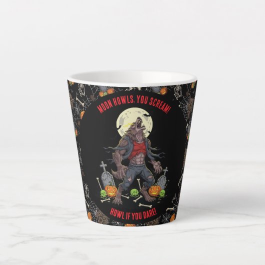 🐺 Werewolf Halloween Mug 🎃 💀 (Devant)