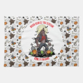 🐺 Werewolf Halloween Serviette de cuisine 🎃 (Horizontal)