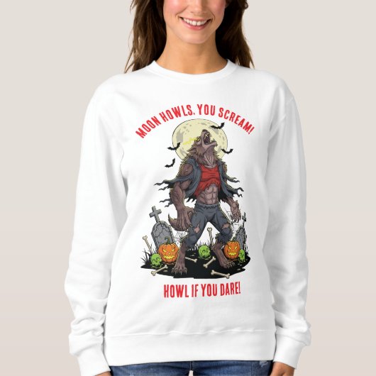🐺 Werewolf Halloween Sweatshirt 🎃 💀 (Devant)