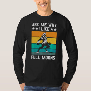 Werewolf ik hou van volle maan t-shirt