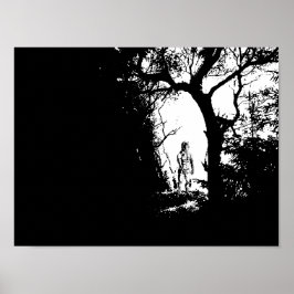 Werewolf in Forest Poster