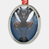 Werewolf Metalen Ornament (Links)