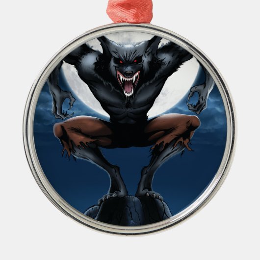 Werewolf Metalen Ornament (Voorkant)