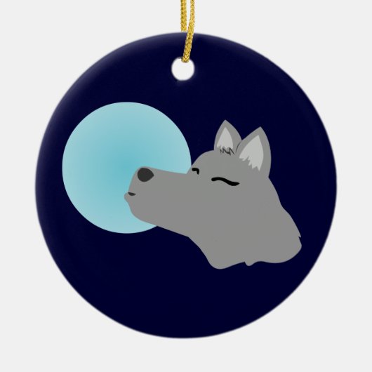 Werewolf Moon Keramisch Ornament (Voorkant)
