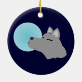 Werewolf Moon Keramisch Ornament (Achterkant)