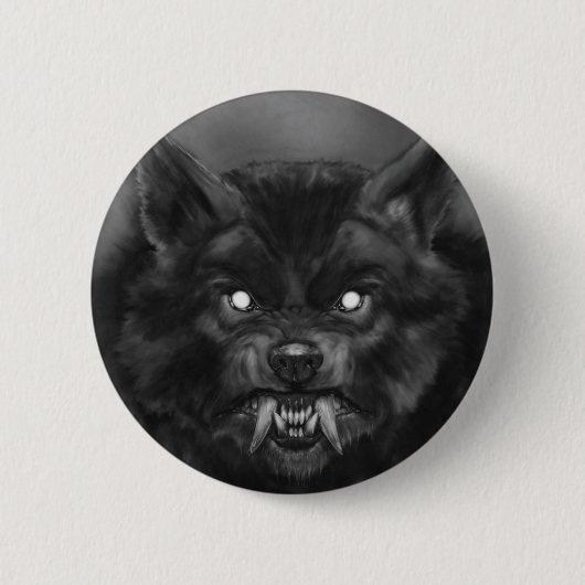 Werewolf Pin/Button Ronde Button 5,7 Cm (Voorkant)