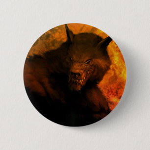 Werewolf Pin/Button Ronde Button 5,7 Cm