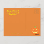 Werewolf Skateboarder Halloween Briefkaart (Achterkant)