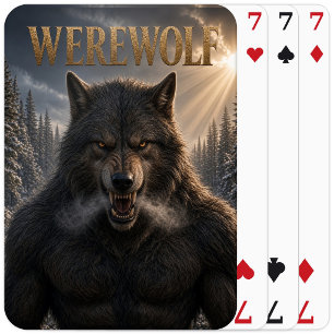 Werewolf-speelkaarten,  Pokerkaart Pokerkaarten