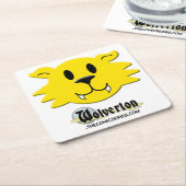 Werewolf Vierkante Kartonnen Onderzetter (Schuin)