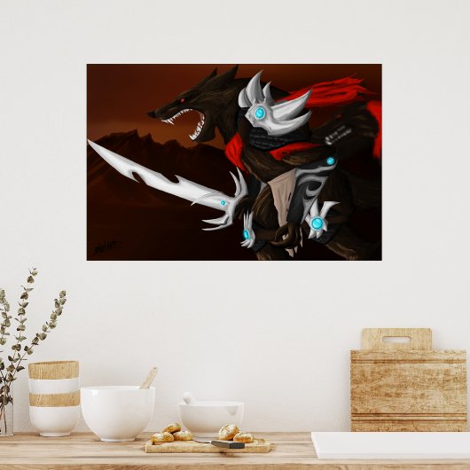 Werewolf Warriors Poster (Keuken)