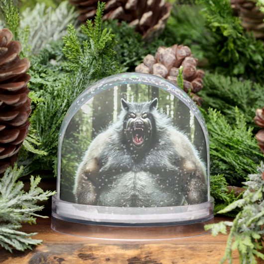 Werewolf Who Ate The Whole Village snow globe (Hiver)