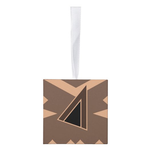 Werewolf Wooden Cube Halloween Ornament (Rechts)