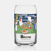 Werewolves Havinf Pizza Glass (Recto)
