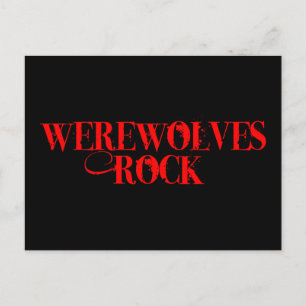 Werewolves Rock Briefkaart