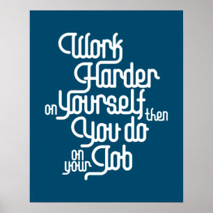 werk aan de basis van uw eigen aanstekingsrecht poster