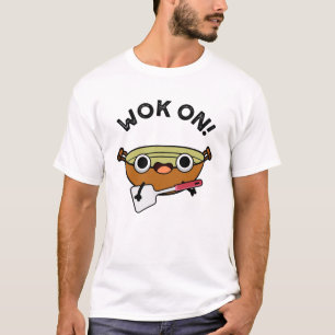 Werk aan grappige Chinese kookwoordgrappen T-shirt