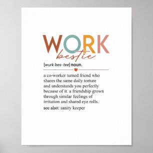 werk Bestie Definition Docenten Verpleegkundigen Poster