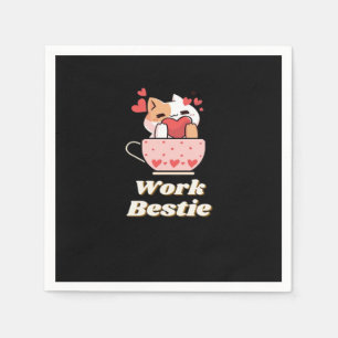 Werk Bestie Emotionele Hulp Medewerker, Werk, Werk Servet