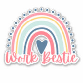 Werk Bestie Gift Sticker (Voorkant)
