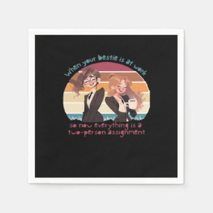 Werk Besties Twee-persoons Classic Servet