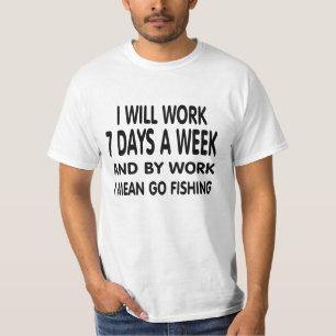 Werk betekent vissen. t-shirt