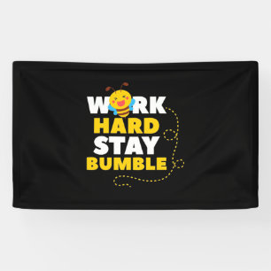 Werk bij bijen Harde Blijf broos Spandoek