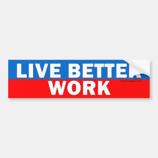 Werk Bumpersticker