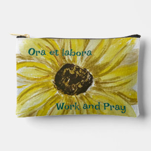 Werk en bid Zonnebloem Print Cut Zipper Bag Etui