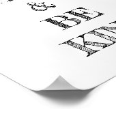 Werk hard en wees Poster (Hoek)