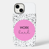 Werk hard Inspiratie Case-Mate iPhone Case (Achterkant)