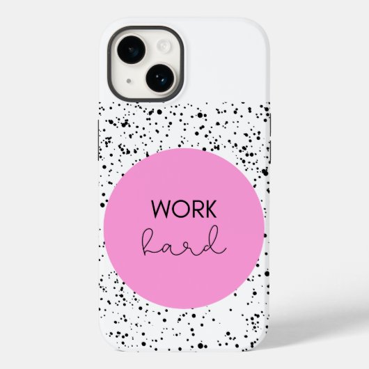 Werk hard Inspiratie Case-Mate iPhone Case (Achterkant)