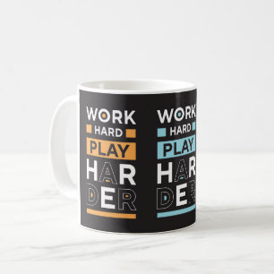 Werk hard koffiemok
