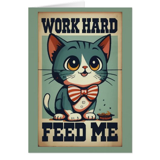 Werk hard Oude  Cat (Voorkant)