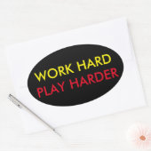 WERK HARD SPEEL HARDER STICKER (Envelop)