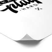 Werk Hard Speel zo hard Inspirerend quotes Classi Poster (Hoek)