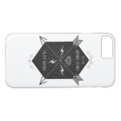 Werk hard Speel zo hard Klassiek Case-Mate iPhone Case (Achterkant (Horizontaal))