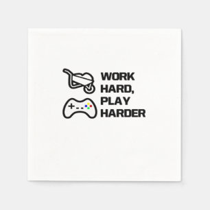 Werk hard, speel zo hard Statement Design Classic Servet
