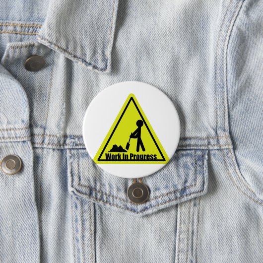 Werk in uitvoering Button (In situ)