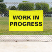 Werk in uitvoering spandoek (Insitu)