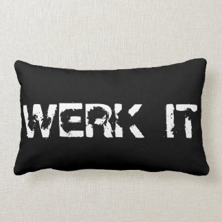 WERK IT - Grafische pillo Kussen