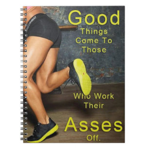 Werk je kont uit - Women's Workout Motivatie Notitieboek
