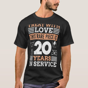 Werk Jubileum 20 jaar service Jubileum T-shirt