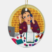 werk keramisch ornament (Links)