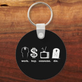 werk koopt consumentenslijm sleutelhanger (Voorkant)